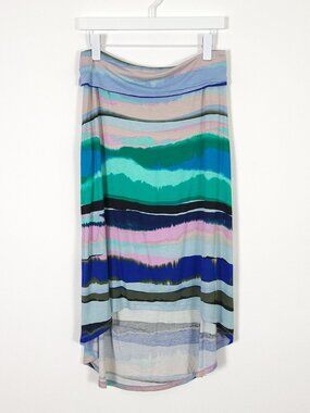 NWT a.n.a Striped Jersey Stretch Skirt